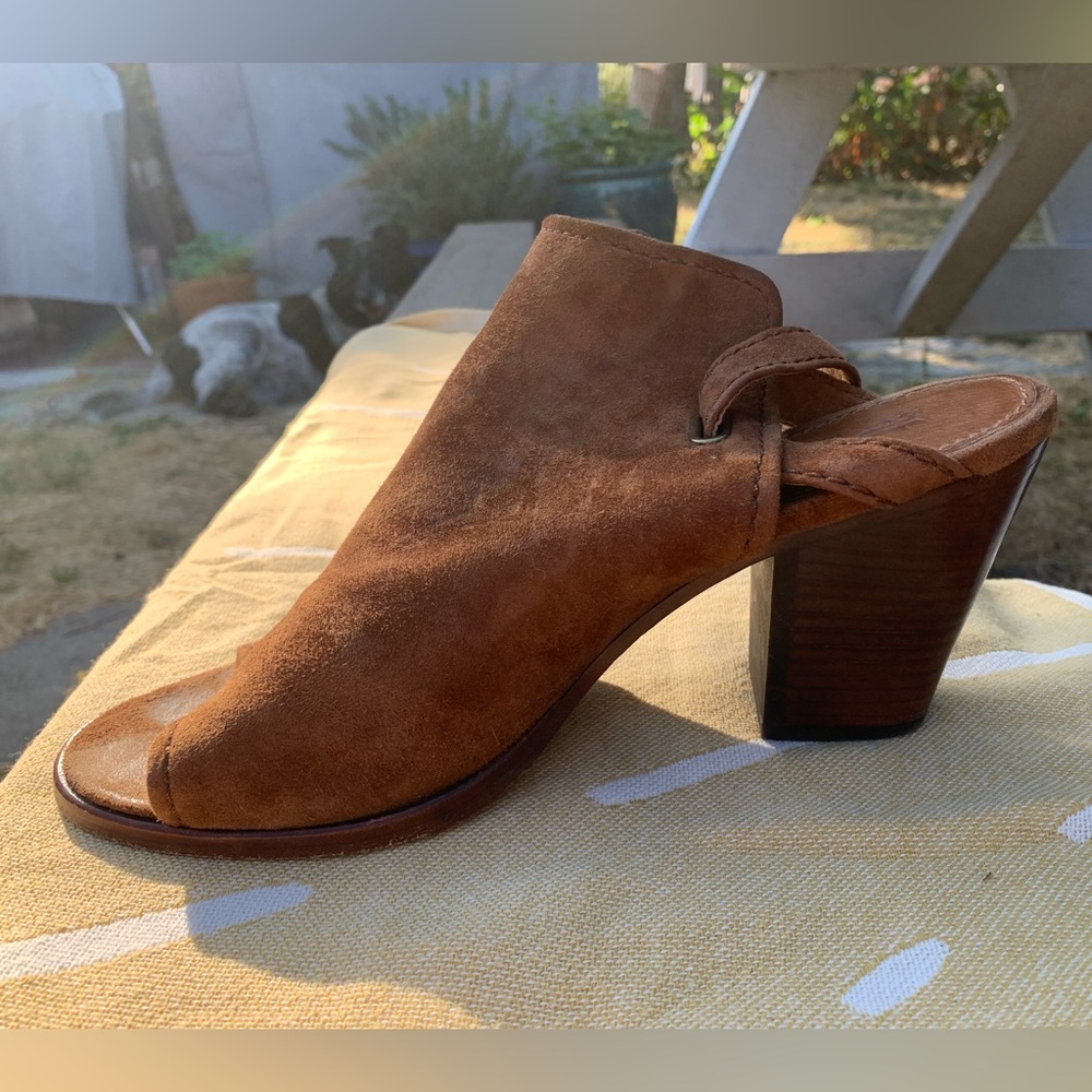 Frye Dani Shield Sling Peep Toe - 9.5 - Picture 7 of 8